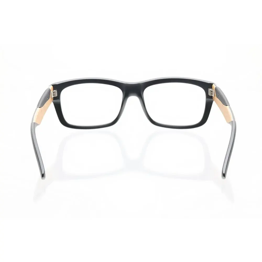 Bollé Jude 12225 Black/Wood Grain Sunglass / Eyeglass FRAMES ONLY - VERY GOOD